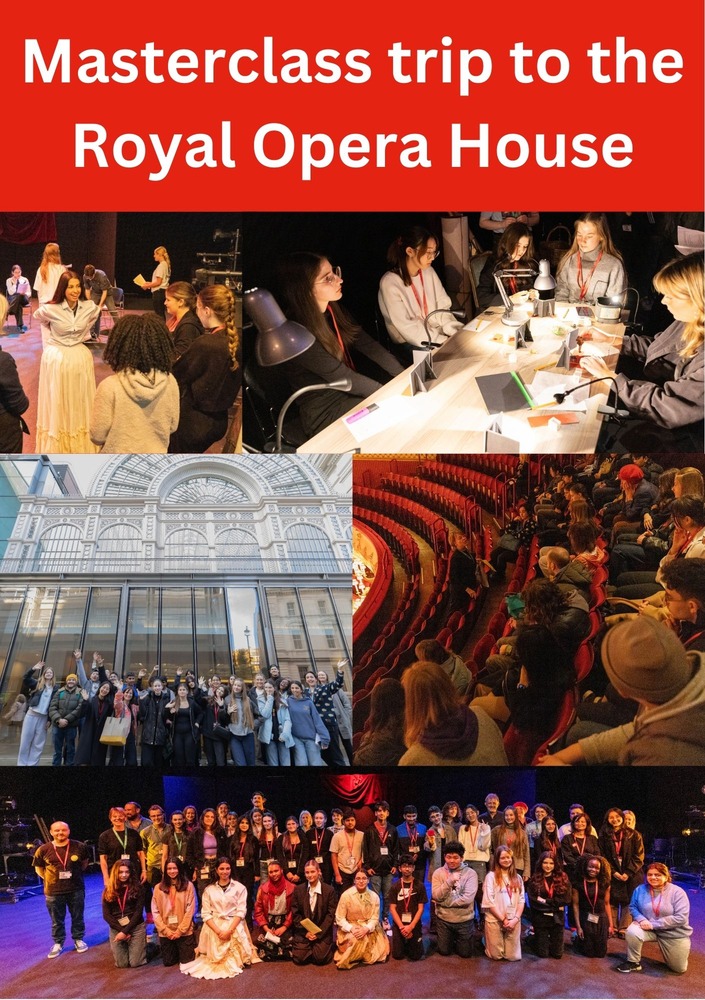 Masterclass trip to the Royal Opera House - National Saturday Club Performance & Theatre Trip 2024