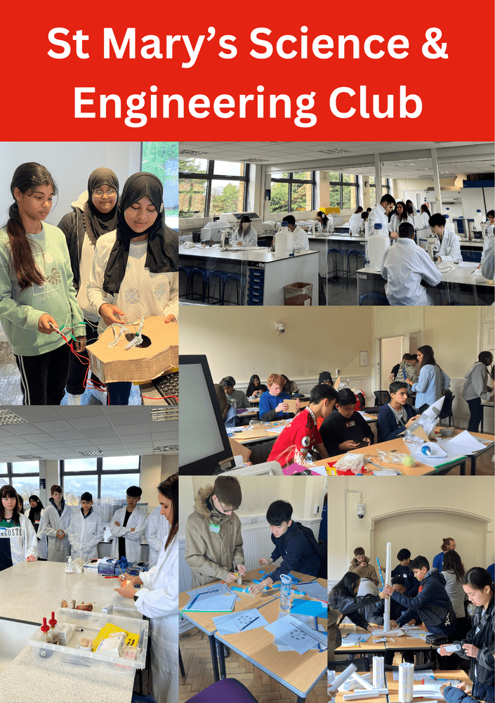 St Mary's Science & Engineering Club - Photos from 2023/24