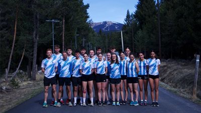 Altitude training team photo.