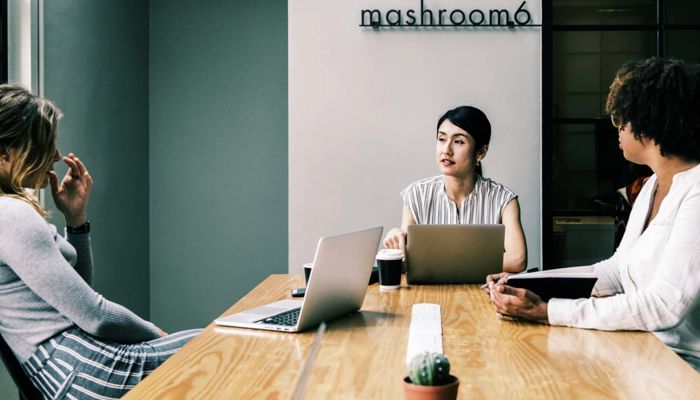 People in a meeting room