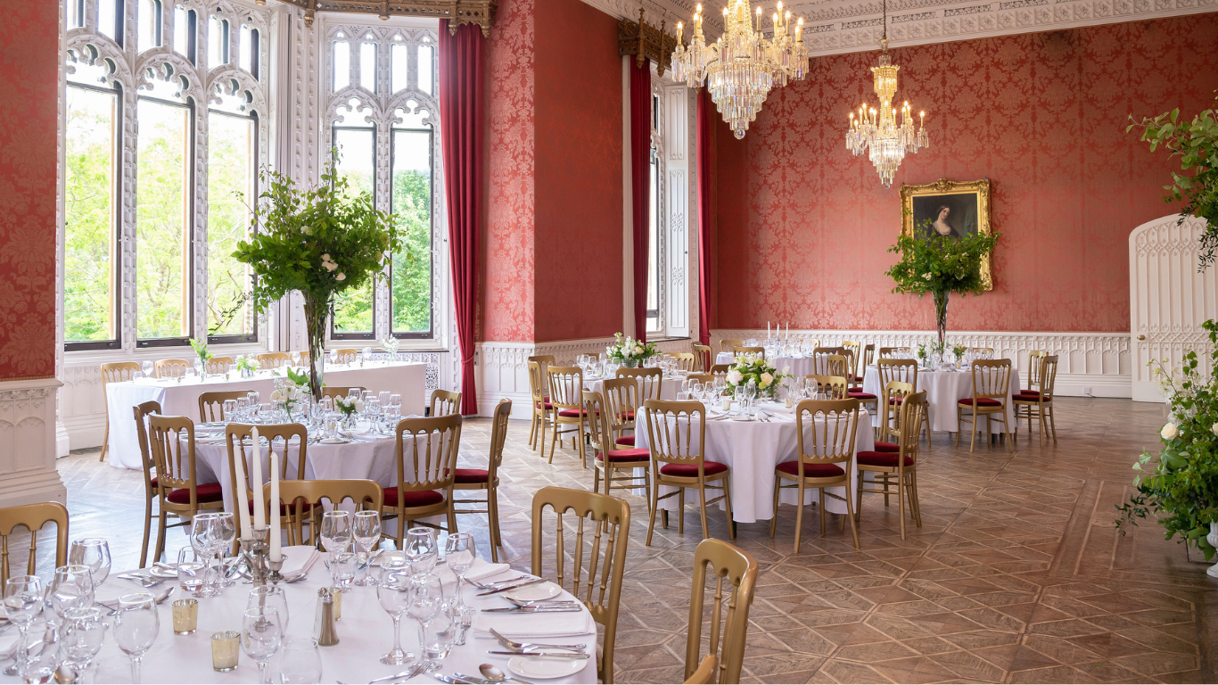 A beautiful wedding setting in the Waldergrave drawing room