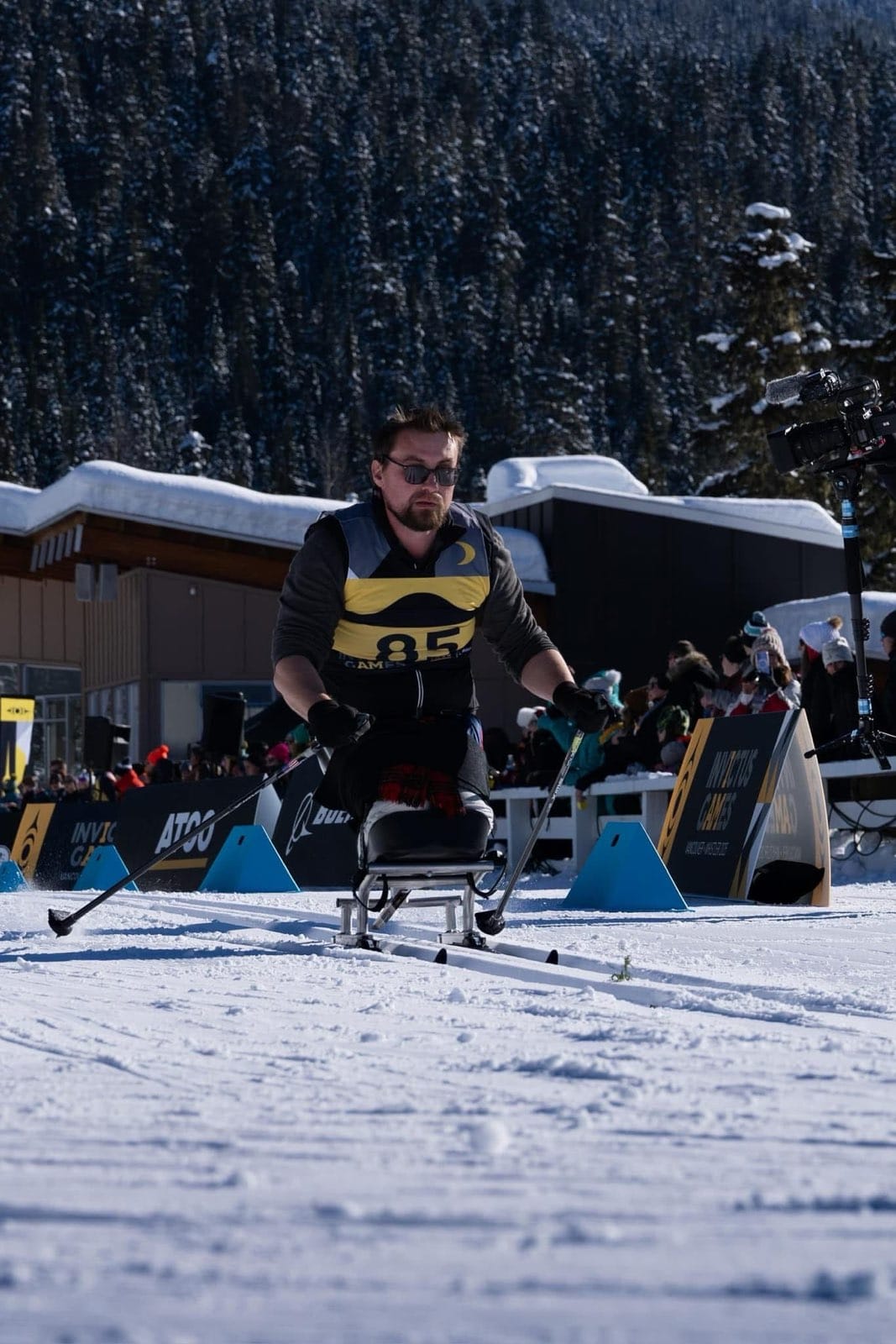 Chris Bryde at the Invictus Games.