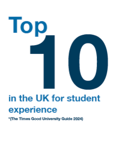 Top 10 in the UK for student experience (The Times Good University Guide 2024)